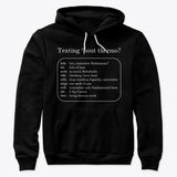 Texting 'bout Thermo? Premium Pullover Hoodie