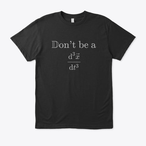 Don't be a Jerk, Eco unisex Tee