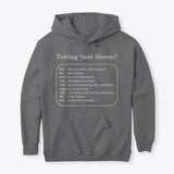 Texting 'bout Thermo? Classic Pullover Hoodie