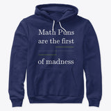 Math Puns are the first sgn(madness), Premium Pullover Hoodie