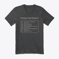 Texting 'bout Thermo? Premium V-Neck Tee