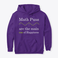 Math Puns are the main cos of Happiness, Classic Pullover Hoodie