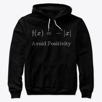 Avoid Positivity, Premium Pullover Hoodie