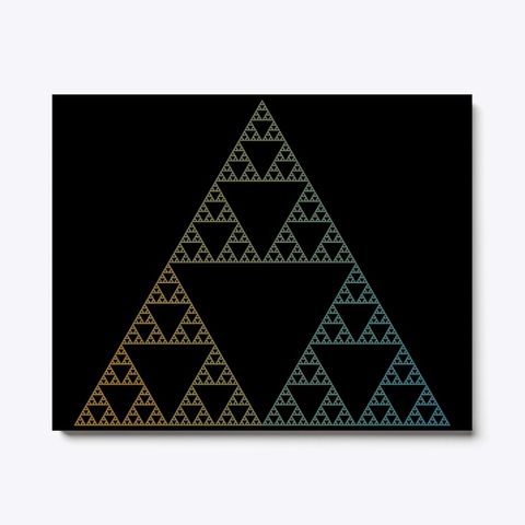 Sierpinski Triangle, Canvas Print