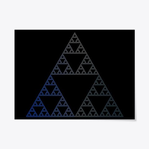 Sierpinski Triangle, Canvas Print