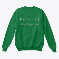 Stay Negative, Classic Crewneck Sweatshirt