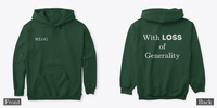 WLOG - With Loss of Generality Merch, Classic Pullover Hoodie