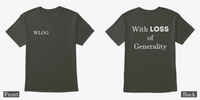 WLOG - With Loss of Generality Merch, Classic Tee