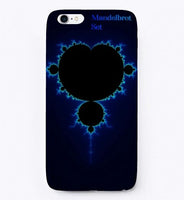 Mandelbrot Fractal Blue Color Coding, iPhone Case